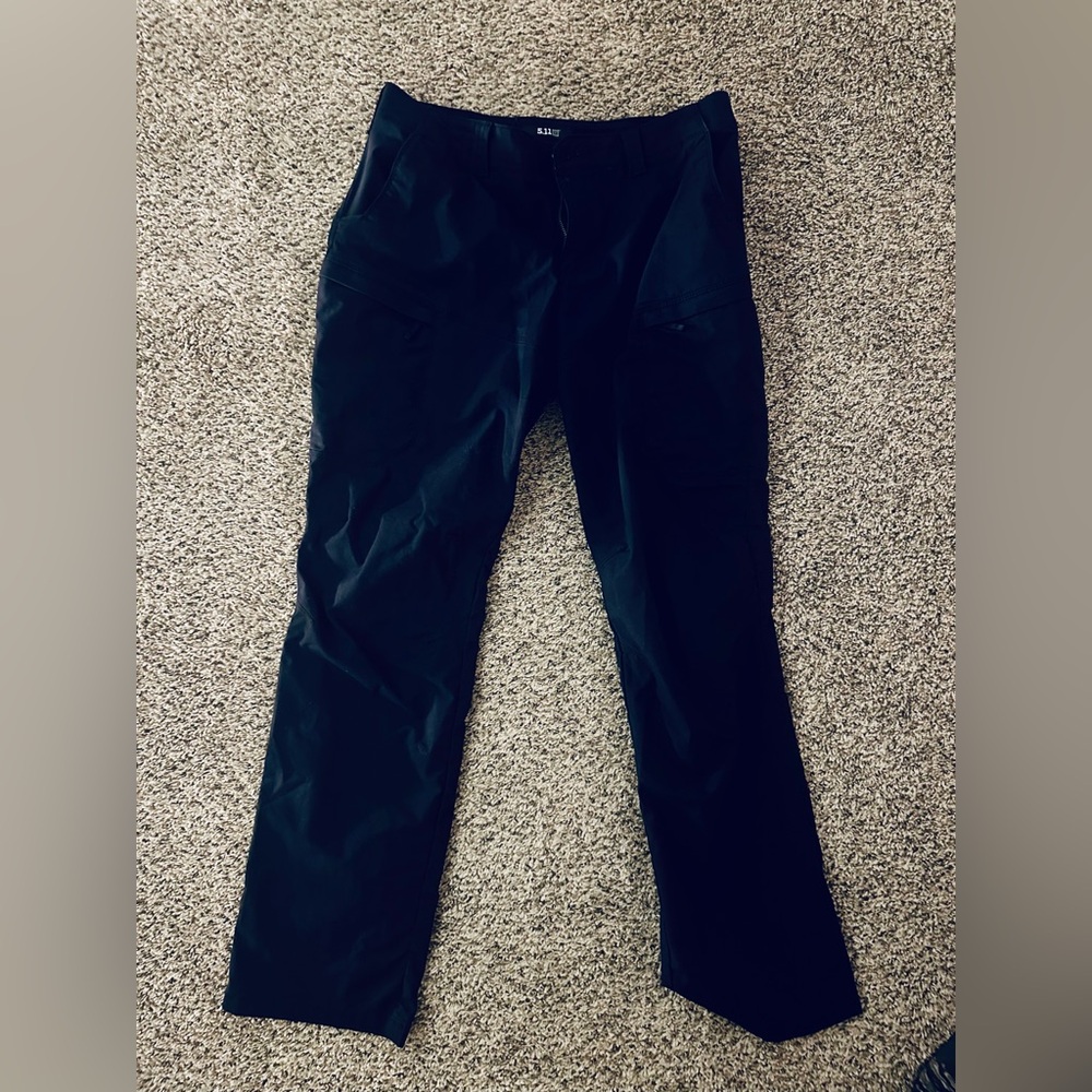 5.11 Tactical Women’s Spire Dark Blue Cargo Pants - Picture 3 of 5
